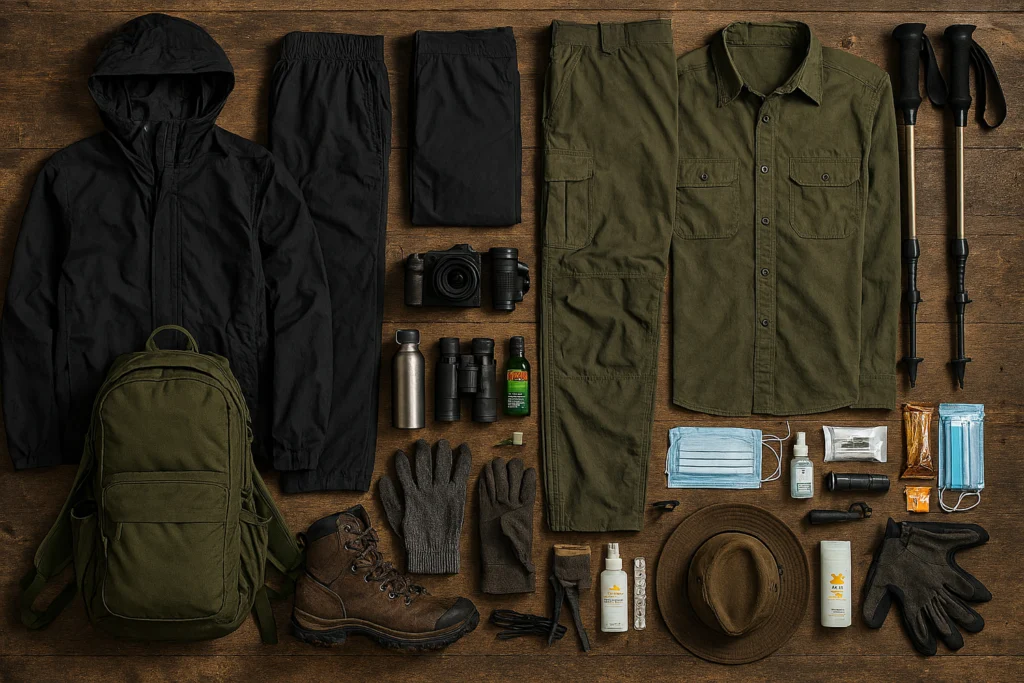 Gorilla trekking packing list