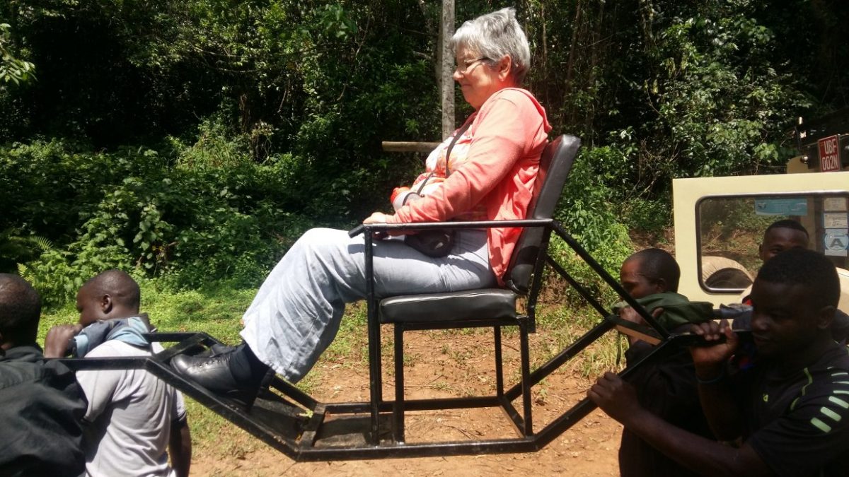 Gorills trekking for disabled