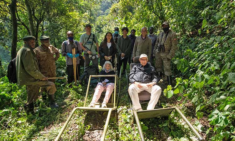 Gorilla trekking for elderly